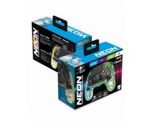 Gamepad Spirit of Gamer Neon Bluetooth Wireless Multicolor Trasparente 900mAh
