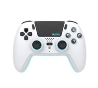 Gamepad Trade Invaders HW-1019 Bluetooth LED Bianco e Nero Wireless PS5/PC/Android/iOS