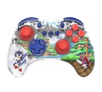 PDP REALMz Controller wireless Nintendo Switch Pro, LED personalizzabile, batteria ricaricabile 40 ore, licenza ufficiale Nintendo e SEGA: Sonic Superstars (Sonic Green Hill Zone)