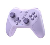 Gamepad wireless EasySMX T37, controller di gioco Bluetooth per Nintendo Switch, PC, Steam Deck, controllo del movimento giroscopico a 6 assi (viola)