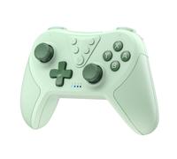 Gamepad wireless EasySMX T37, controller di gioco Bluetooth per Nintendo Switch, PC, Steam Deck, controllo del movimento giroscopico a 6 assi (verde)