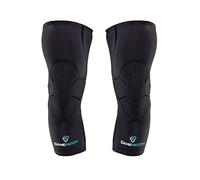 Gamepatch Ginocchiere, polsino a compressione, protezione delle articolazioni, tecnologia ammortizzante per uomo, donna, bambino, nero, L