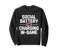 Gamer Battery Charging Calm Mode Design Felpa