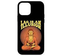 Gamer Buddha Lag è un'illusione divertente gioco Zen meditazione Custodia per iPhone 12 mini