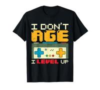 Gamer Compleanno Non Invecchio Salgo Di Livello Gaming Maglietta