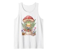 Gamer Cottagecore Frog Cozy Video Game Pixel Art Estetica Canotta