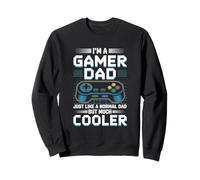 Gamer Dad Like A Normal Dad Funny Gaming Funny Father's Day Felpa