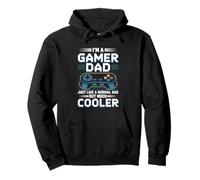 Gamer Dad Like A Normal Dad Funny Gaming Funny Father's Day Felpa con Cappuccio