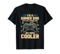 Gamer Dad Like A Normal Dad Funny Gaming Funny Father's Day Maglietta