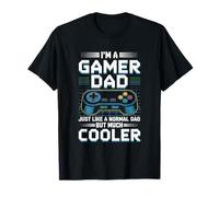 Gamer Dad Like A Normal Dad Funny Gaming Funny Father's Day Maglietta