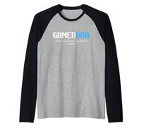 Gamer Dads Dont Make Me Pause My Game Fathers Day Gaming Dad Maglia con Maniche Raglan