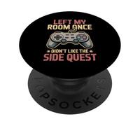 Gamer Divertente e Sarcastico - Videogioco Retro Ragazzi PopSockets PopGrip Adesivo