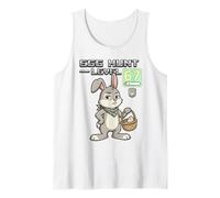 Gamer Egg Hunt Livello 67 Videogioco Bunny Retro Estetica Canotta