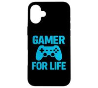 Gamer For Life - Controller di gioco retrò Custodia per iPhone 16 Plus