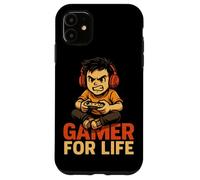 Gamer For Life - Controller per cuffie con design focalizzato sul giocatore Custodia per iPhone 11