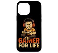 Gamer For Life - Controller per cuffie con design focalizzato sul giocatore Custodia per iPhone 13 Pro Max