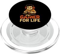 Gamer For Life - Controller per cuffie con design focalizzato sul giocatore PopSockets PopGrip per MagSafe