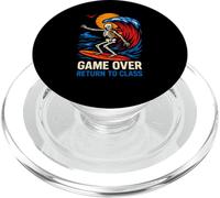 Gamer Game Over Ritorno Alla Classe Retro Ragazzi Primo Giorno PopSockets PopGrip per MagSafe