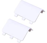 Gamer Gear - Coperchio della batteria compatibile con il controller Xbox One - Coperchio posteriore di ricambio compatibile con il controller Xbox - Bianco leggero e compatto - Confezione da 2 pezzi