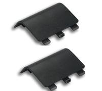 Gamer Gear Coperchio per batteria - Coperchio posteriore di ricambio per controller Xbox Series X - Porta della batteria del controller Xbox Series X nera - Non per il controller One - 2 pezzi