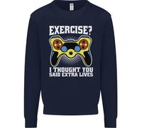 Gamer Ho Pensato Che Dicesse Vite Extra Felpa Da Gioco Per Bambini