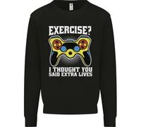 Gamer Ho Pensato Che Dicesse Vite Extra Felpa Da Gioco Per Bambini