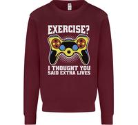 Gamer Ho Pensato Che Dicesse Vite Extra Felpa Da Gioco Per Bambini