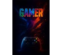 Gamer Journal: A Fun Video Game Themed Notebook with Controller Design for Writing, School, and Everyday Notes