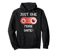 Gamer Just One More Game Controller per Videogiochi Divertenti Felpa con Cappuccio