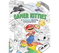 Gamer Kitties: A Pawsome Gaming Coloring Book