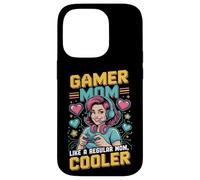 Gamer Mamma Come Una Mamma Regolare Ma Più Freddo Divertente Controller Mamma Custodia per iPhone 14 Pro