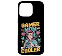 Gamer Mamma Come Una Mamma Regolare Ma Più Freddo Divertente Controller Mamma Custodia per iPhone 15 Pro Max