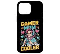 Gamer Mamma Come Una Mamma Regolare Ma Più Freddo Divertente Controller Mamma Custodia per iPhone 16 Pro Max