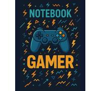 Gamer Notebook - Cool Video Game Journal for Boys: Fun writing book with game controller cover for school, notes and ideas