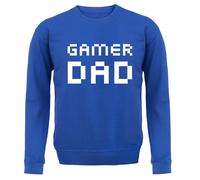 Gamer Papà Pixels - Adulti Felpa/Maglione - Gioco Geek Secchione Rétro 80s