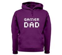 Gamer Papà Pixels - Adulti Felpa/Maglione - Gioco Geek Secchione Rétro 80s