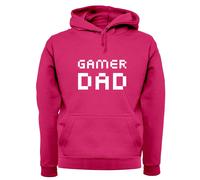 Gamer Papà Pixels - Adulti Felpa/Maglione - Gioco Geek Secchione Rétro 80s