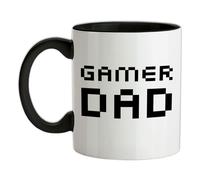 Gamer Papà Pixels - Tazza IN Ceramica - Gioco Geek Nerd Rétro 80s Daddy