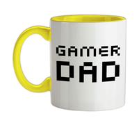Gamer Papà Pixels - Tazza IN Ceramica - Gioco Geek Nerd Rétro 80s Daddy