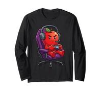 Gamer Red Apple Personaggio in Viola Gaming Sedia Maglia a Manica