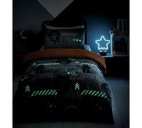 Gamer Set Copripiumino Singolo Fluorescente Al Buio Gioco Ventola Camera Sala