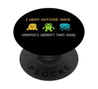 Gamer Sono uscito Una volta che la grafica era orribile gioco PopSockets PopGrip Adesivo