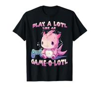 Gamer T Cozy Gaming Outfit Chiller T Axolotl Maglietta