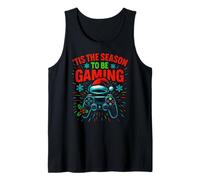 Gamer Tis The Season Gaming Cool Mens Funny Christmas Canotta