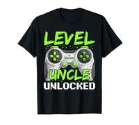 Gamer Uncle To Be Shirt For Men, Livello di gioco Uncle sbloccato Maglietta