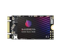 Gamerking SSD M.2 2242 64 GB NGFF Disco rigido interno a stato solido ad alte prestazioni per computer desktop SATA III 6Gb/s M2 SSD (64GB, M.2 2242)