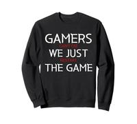 Gamers Can't Die We Just Restart The Game Funny Gaming Meme Felpa