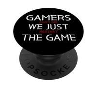 Gamers Can't Die We Just Restart The Game Funny Gaming Meme PopSockets PopGrip Adesivo