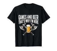 Games And Beer - Ascia Medievale con Cavaliere Maglietta