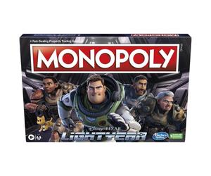 GAMES / BOARD GAMES Hasbro Gaming: Monopoly Disney Pixar Lightyear Ed Game NUOVO